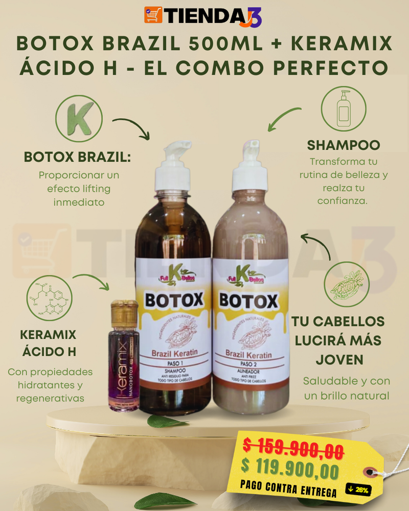 ✨ SHAMPOO REPARADOR + ALISADOR ANTI-FRIZZ 500ml+ ¡TRANSFORMA TU CABELLO HOY MISMO! 💁‍♀️